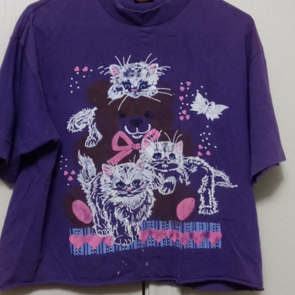 Vintage crop shirt